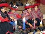Peruvian Women Dyeing Cloth